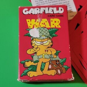 Vintage Garfield War Card Game